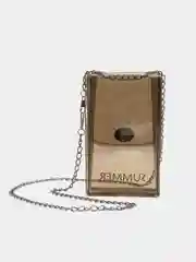 Угольный молодежная прозрачная сумка через плечо