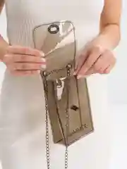 Угольный молодежная прозрачная сумка через плечо