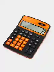 Калькулятор настольный BRAUBERG EXTRA COLOR-12-BKRG (206x155мм), 12 разряд,ЧЕРНО-ОРАНЖЕВЫЙ