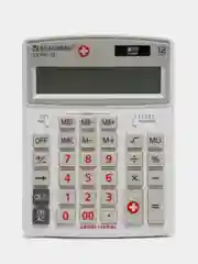 Калькулятор настольный BRAUBERG EXTRA-12-WAB (206x155мм), 12 разрядов, антибактериал,БЕЛЫЙ
