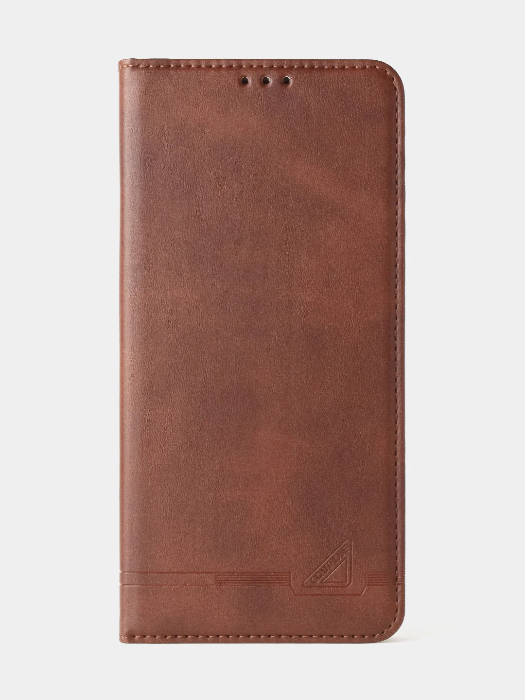 Коричневый чехол-книжка GQ для Infinix Hot 20i из высококачественной искусственной кожи*