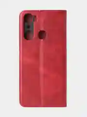 Красный чехол-книжка GQ для Infinix Hot 20i из высококачественной искусственной кожи*