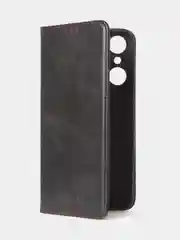 Черный чехол-книжка GQ для Infinix Hot 20i из высококачественной искусственной кожи*