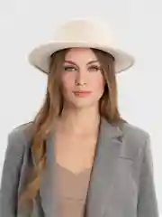 Молочный женская шляпа в стиле Крор