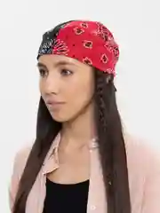 Бежевый меланж бандана