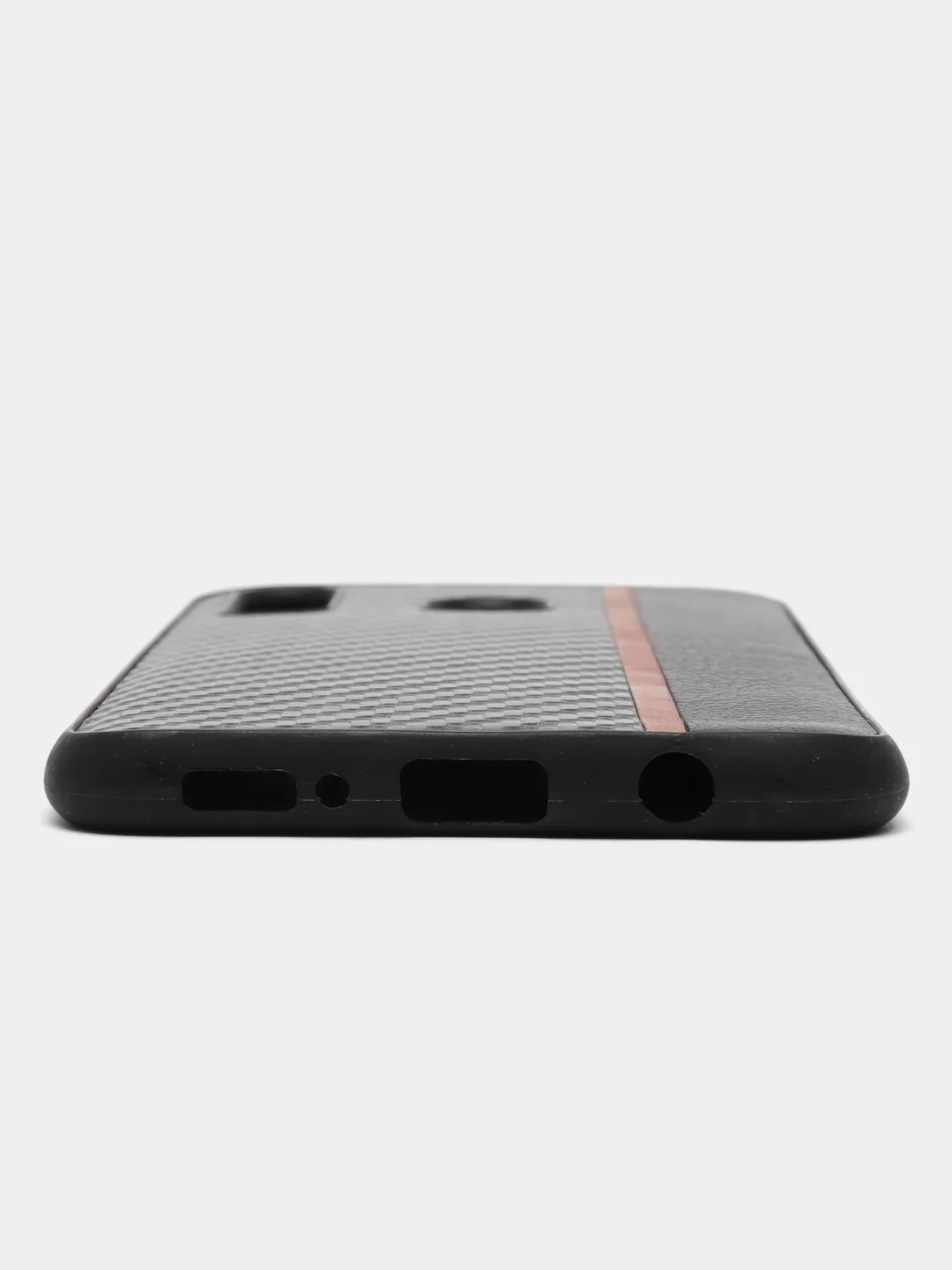 Силиконовый матовый, имитация эко кожи и карбона, чехол на Samsung А20 (A205F)/A30 (305F)