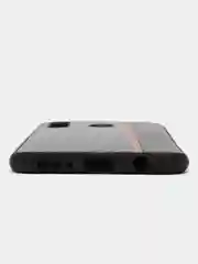 Силиконовый матовый, имитация эко кожи и карбона, чехол на Samsung А20 (A205F)/A30 (305F)