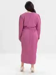 Коралловый платье