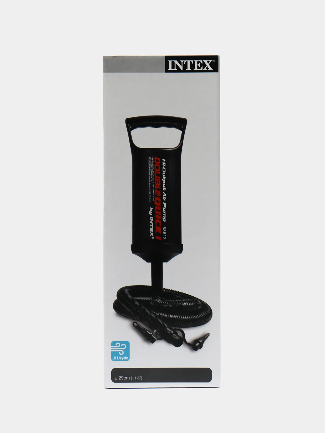 Насос ручной, для матрасов и других надувных изделий intex, 29 см
