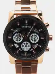 Бронзовый мужские наручные часы Ochstin 7241 с хронографом в подарочной упаковке