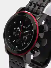 Черный мужские наручные часы Ochstin 6064B с хронографом в подарочной упаковке