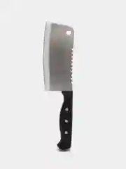 Черный нож топорик, кухонный, нержавеющая сталь
