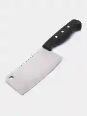 Черный нож топорик, кухонный, нержавеющая сталь