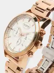 Золотой мужские наручные часы Ochstin 6067D с хронографом в подарочной упаковке
