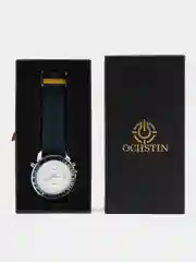 Темно-синий мужские наручные часы  Ochstin 6125B с хронографом в подарочной упаковке