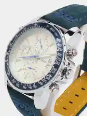 Темно-синий мужские наручные часы  Ochstin 6125B с хронографом в подарочной упаковке