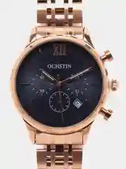 Синий мужские наручные часы Ochstin 6129B с хронографом в подарочной упаковке