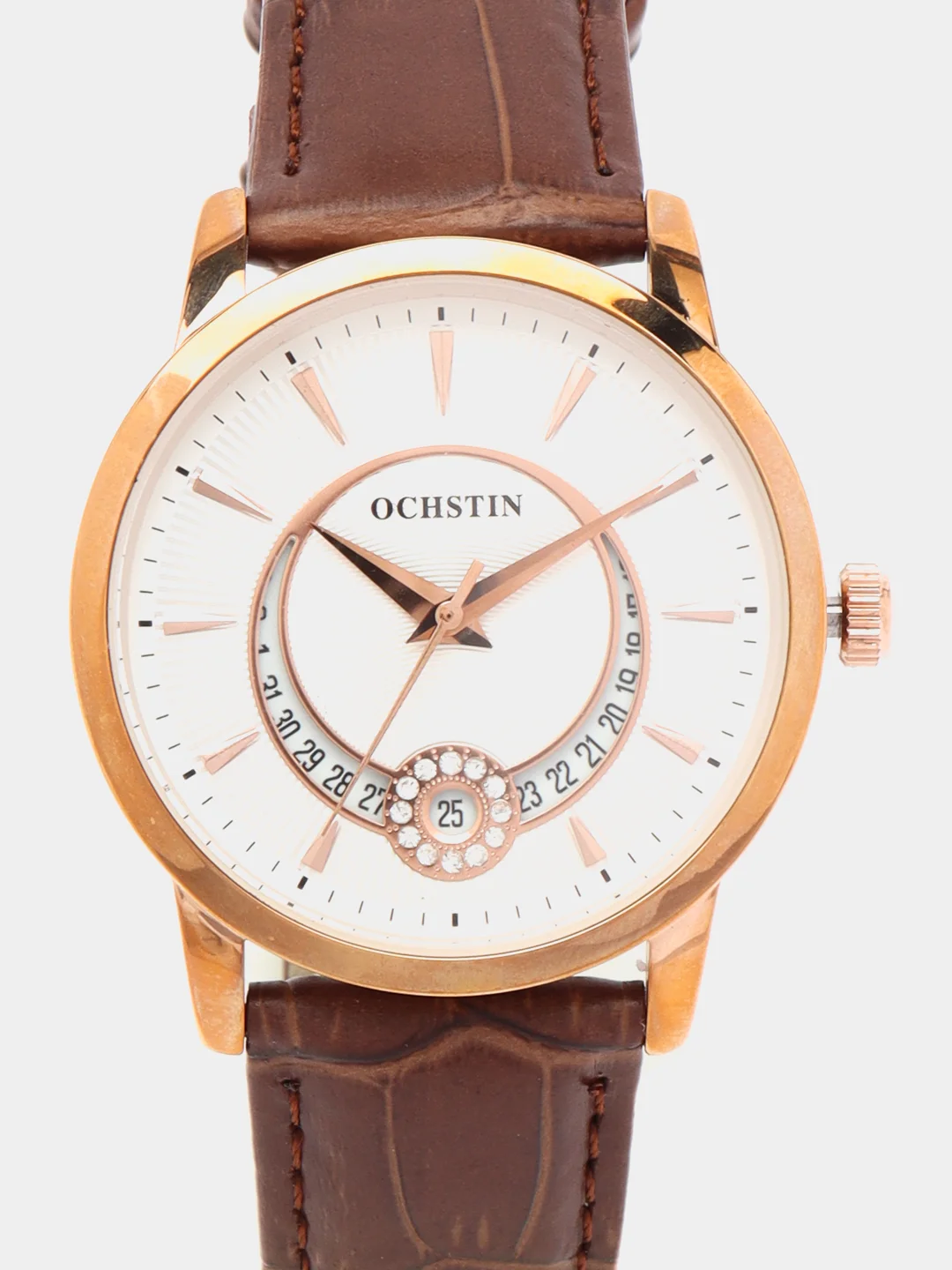 Коричневый женские наручные часы Ochstin 6060A с в подарочной упаковке