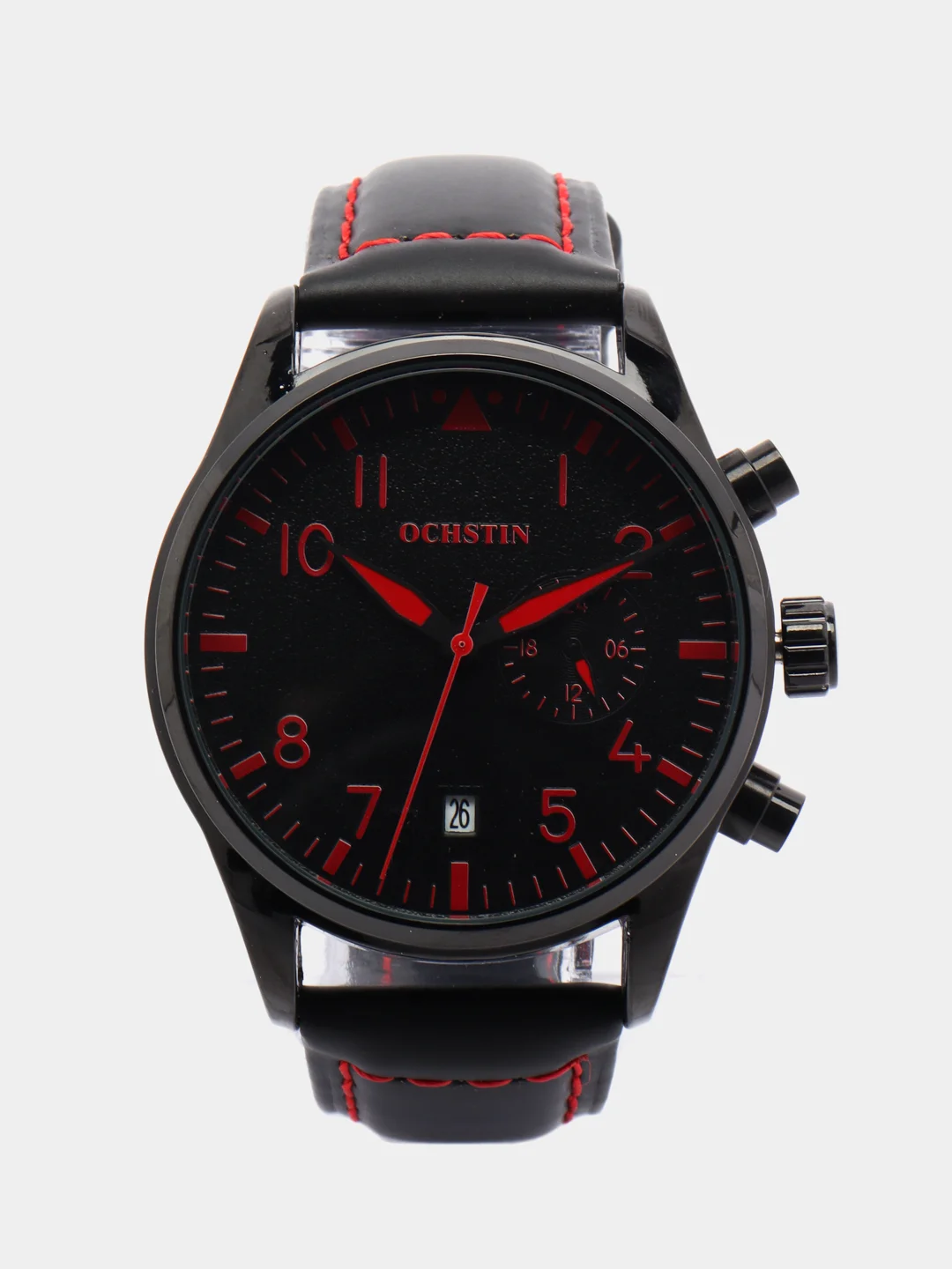 Красный мужские наручные часы Ochstin 6043C в подарочной упаковке
