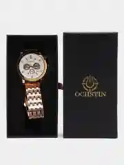 Золотой мужские наручные часы Ochstin 6064B с хронографом в подарочной упаковке