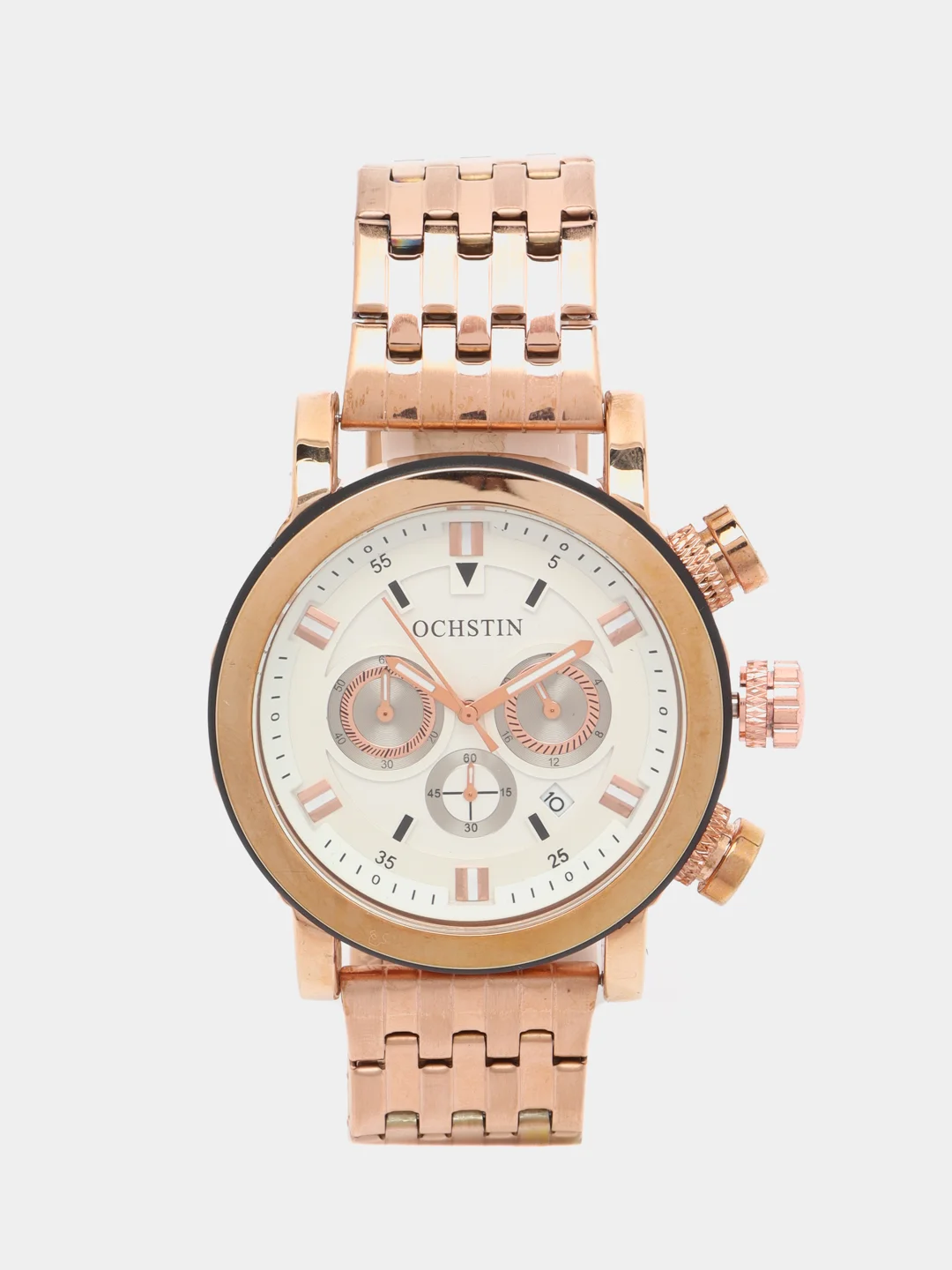 Золотой мужские наручные часы Ochstin 6064B с хронографом в подарочной упаковке