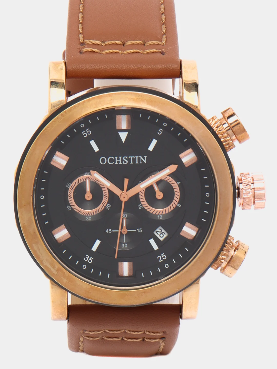 Карамельный мужские наручные часы Ochstin 6064A с хронографом в подарочной упаковке
