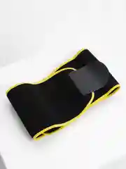 Желтый пояс утягивающий для похудения, с эффектом сауны, унисекс