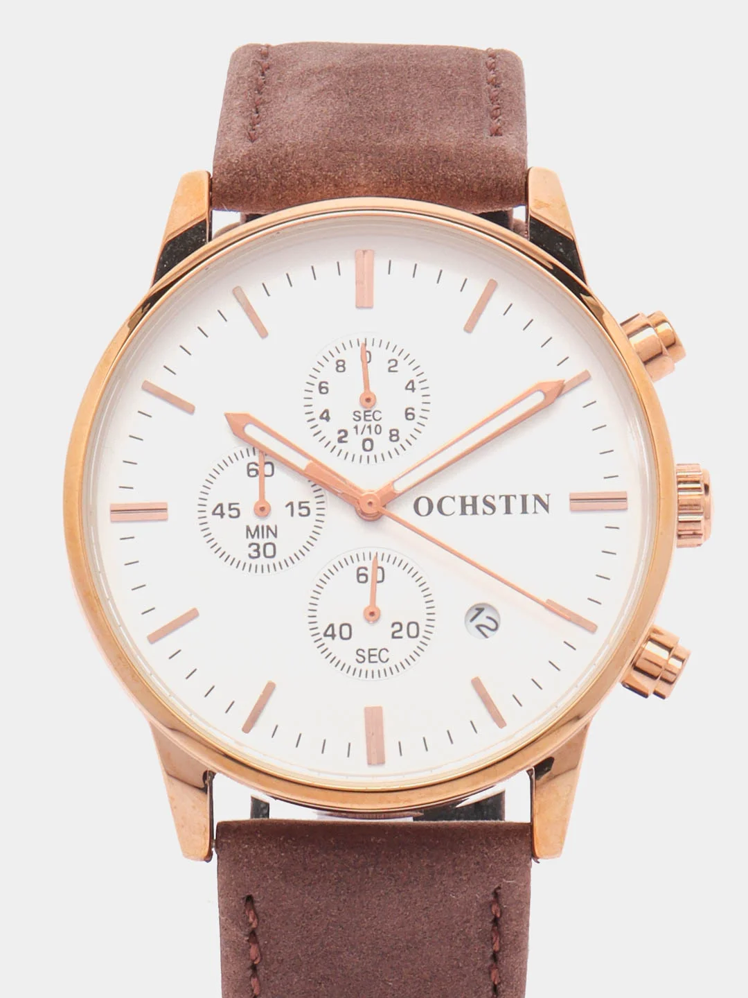 Карамельный мужские наручные часы Ochstin 6084A с хронографом в подарочной упаковке