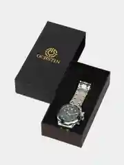 Синий мужские наручные часы Ochstin 7005 с хронографом в подарочной упаковске