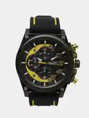 Желтый мужские наручные часы Megir MN2051G, с хронографом, в подарочной упаковке
