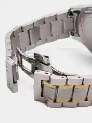 Серебряный мужские наручные часы Dedima D-160 с календарём в подарочной упаковке