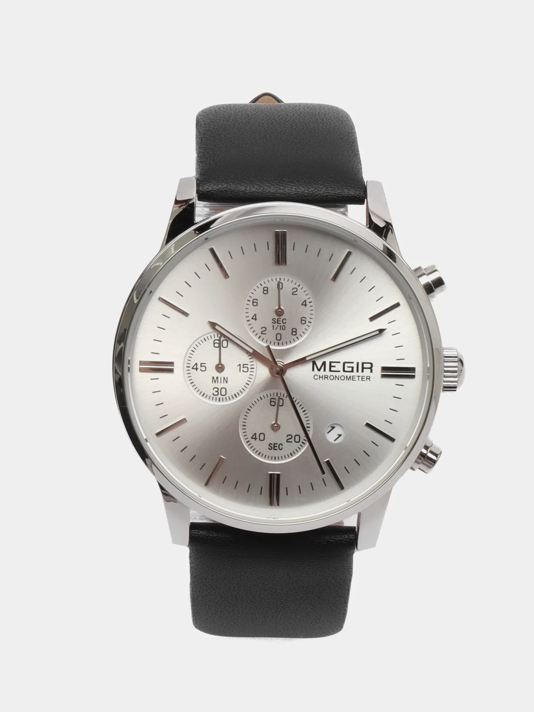 Тёмно-серый мужские наручные часы Megir ML2011G, с хронографом, в подарочной упаковке