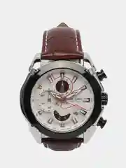 Коричневый мужские наручные часы Megir ML2065G, с хронографом, в подарочной упаковке