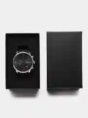 Черный мужские наручные часы Megir ML2011G, с хронографом, в подарочной упаковке