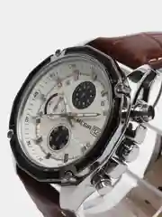 Коричневый мужские наручные часы Megir ML2015GB, с хронографом, в подарочной упаковке