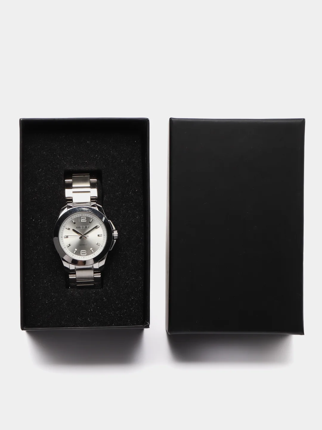 Серебряный женские наручные часы Megir MS5006L, в подарочной упаковке