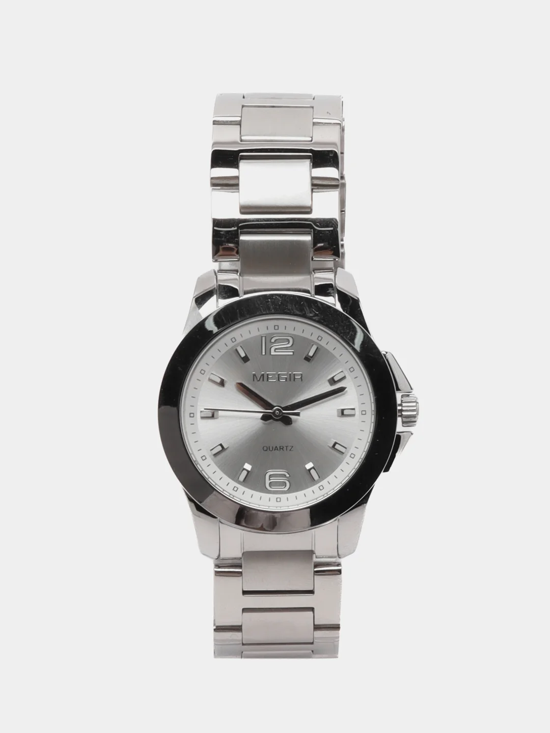 Серебряный женские наручные часы Megir MS5006L, в подарочной упаковке