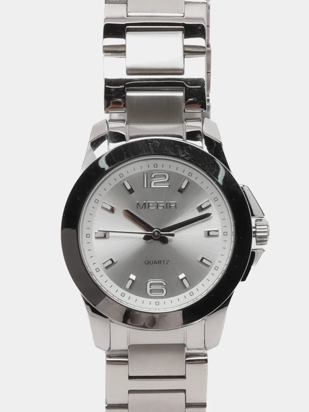 Серебряный женские наручные часы Megir MS5006L, в подарочной упаковке