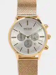 Золотой женские наручные часы Megir MS2011L с хронографом, в подарочной упаковке