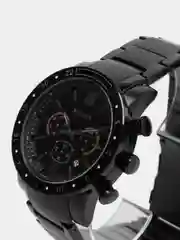 Черный мужские наручные часы Megir MS3008G, с хронографом, в подарочной упаковке