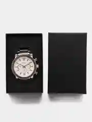 Золотой мужские наручные часы Megir MS3008G, с хронографом, в подарочной упаковке
