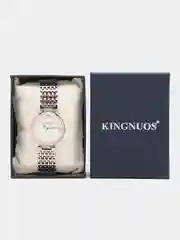 Серый женские наручные часы Kingnuos K-3668, в подарочной упаковке