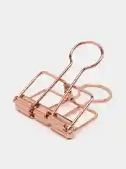 Зажимы для бумаг 32мм, Meshu "Rose Gold", 4 шт.