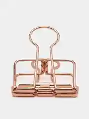 Зажимы для бумаг 32мм, Meshu "Rose Gold", 4 шт.