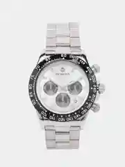 Серебряный мужские наручные часы Ochstin 6103B с хронографом  в подарочной упаковке