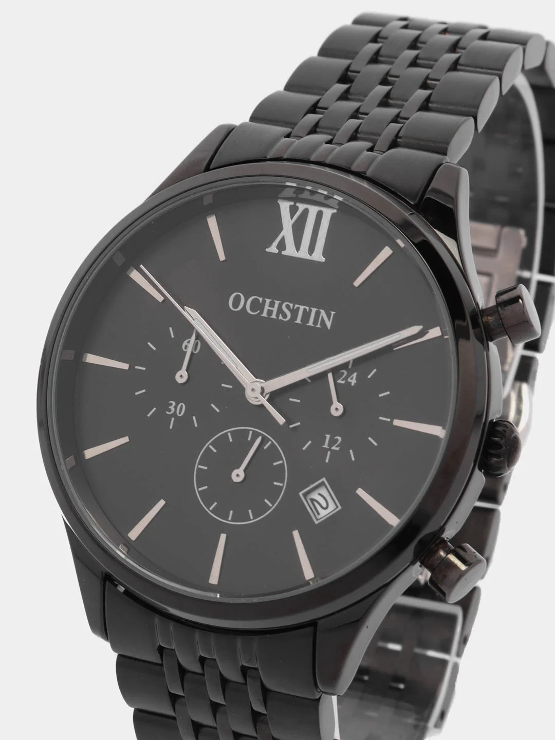 Хром мужские наручные часы Ochstin 6129B с хронографом в подарочной упаковке