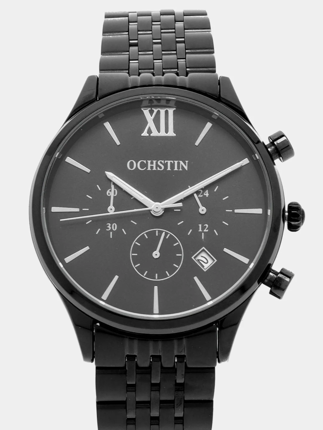 Хром мужские наручные часы Ochstin 6129B с хронографом в подарочной упаковке