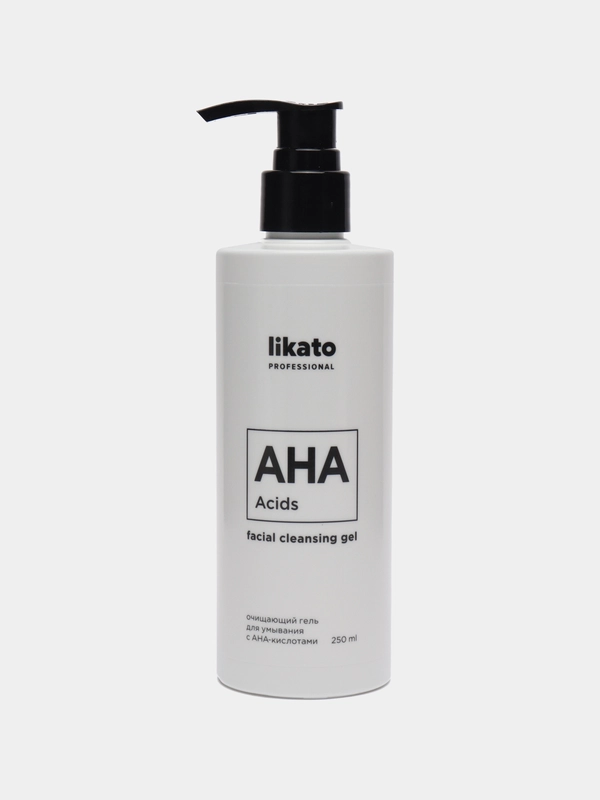 Очищающий гель для умывания с АНА-кислотами 250 мл, Likato Professional