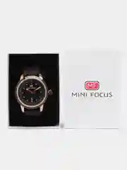 Золотой мужские наручные часы Mini Focus MF0014G, в подарочной упаковке