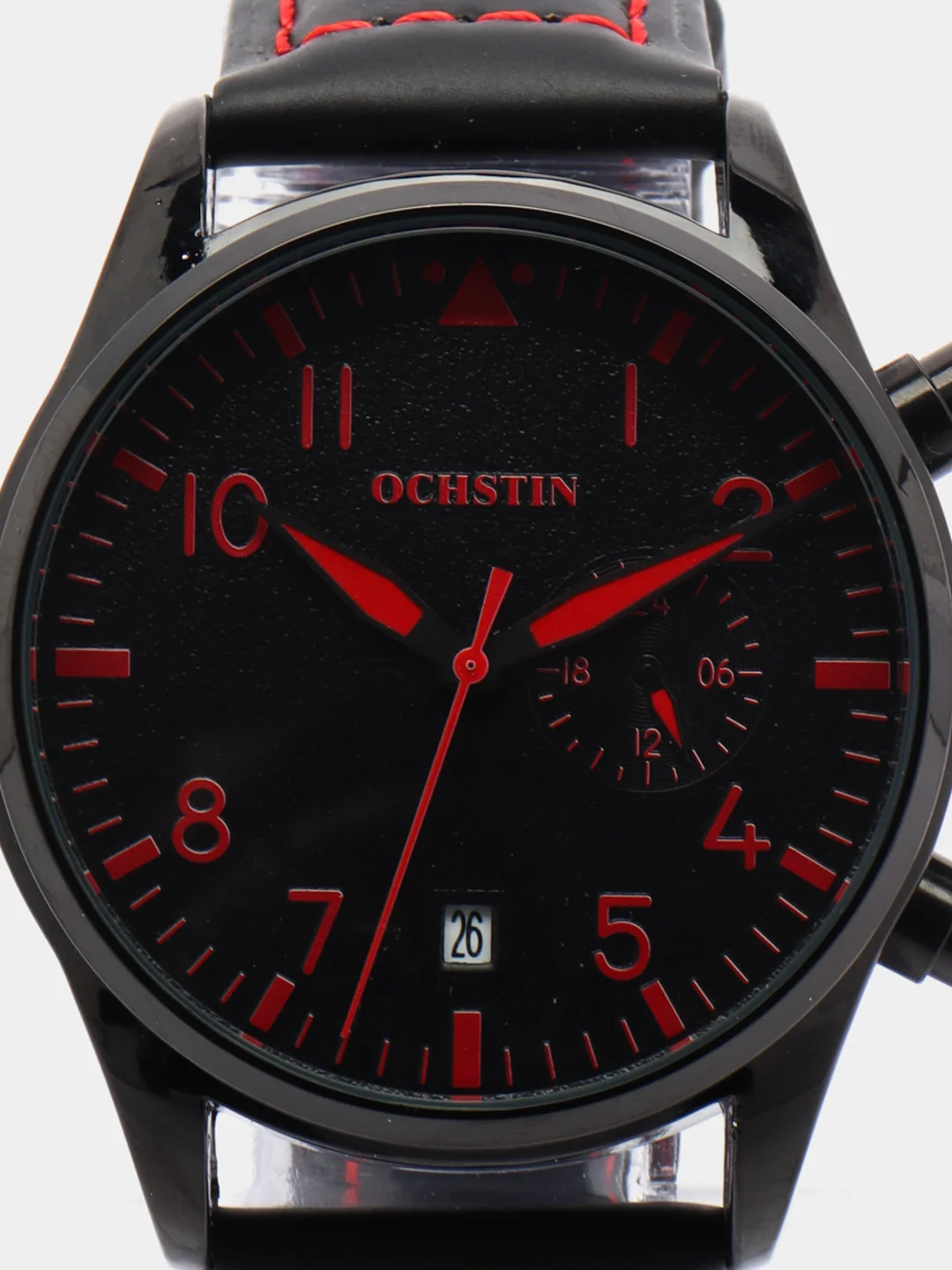 Красный мужские наручные часы Ochstin 6043C в подарочной упаковке